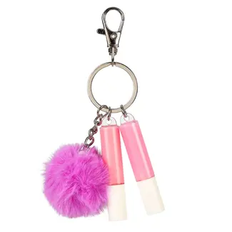 Souza Lip Gloss Roze Sleutelhanger