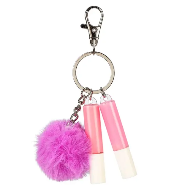 Souza Lip Gloss Roze Sleutelhanger