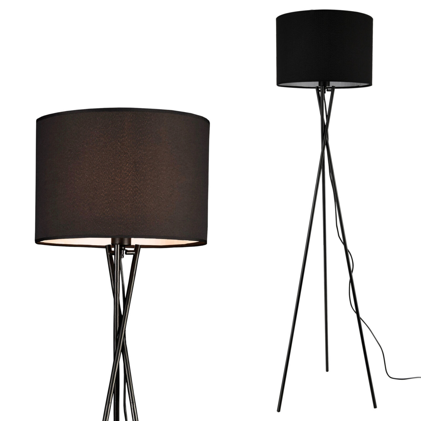 Staande lamp, vloerlamp 154 cm