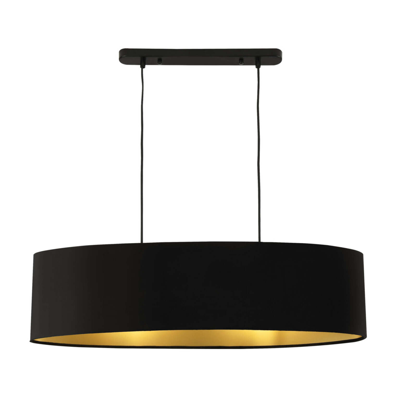 Hanglamp met 2 lamphouders, 132 cm hoogte