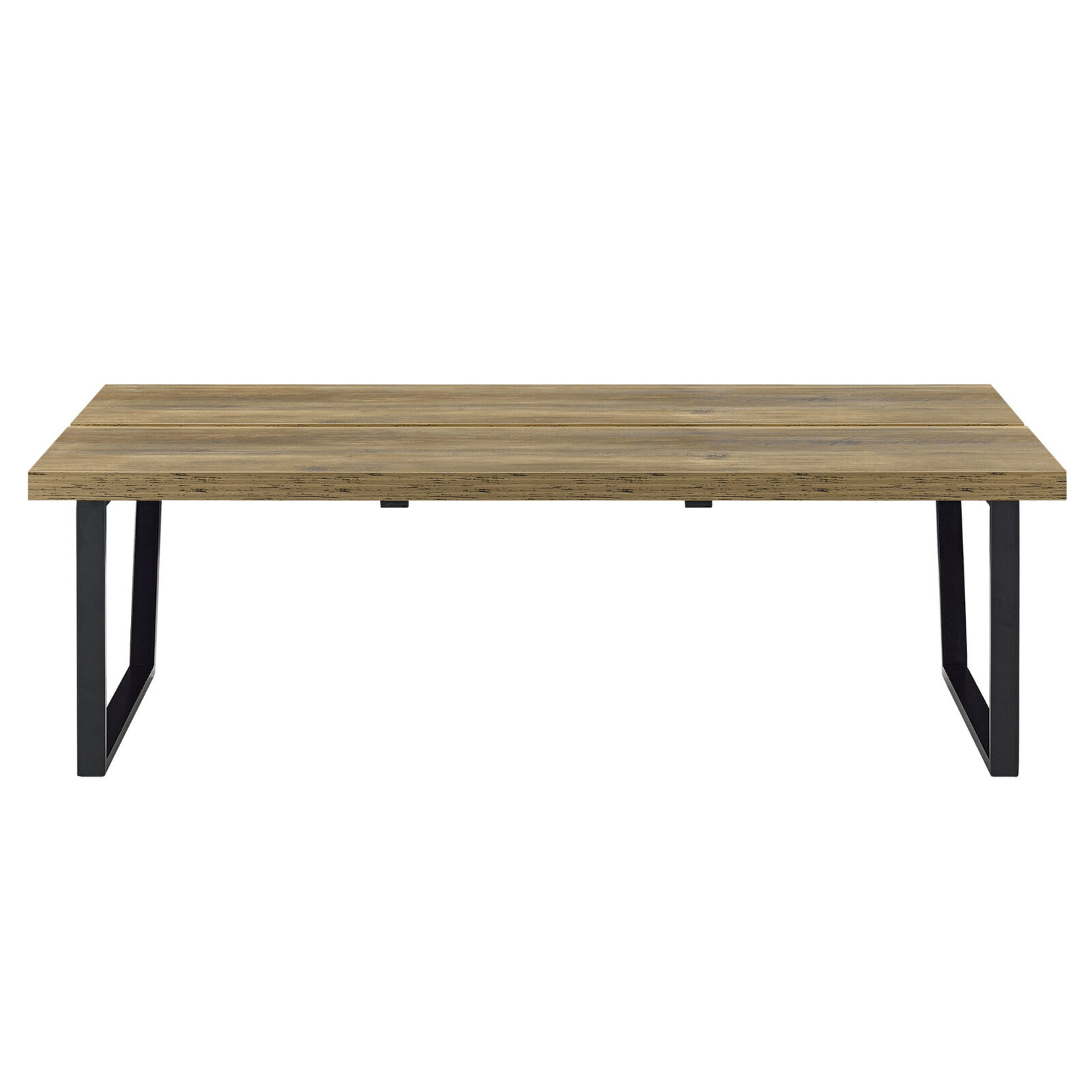 Stijlvolle salontafel met metalen frame 110 x 60 x 35 cm