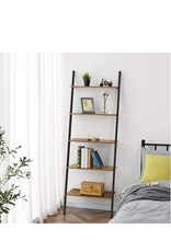 Ladderplank industrieel, boekenkast in rustic stijl