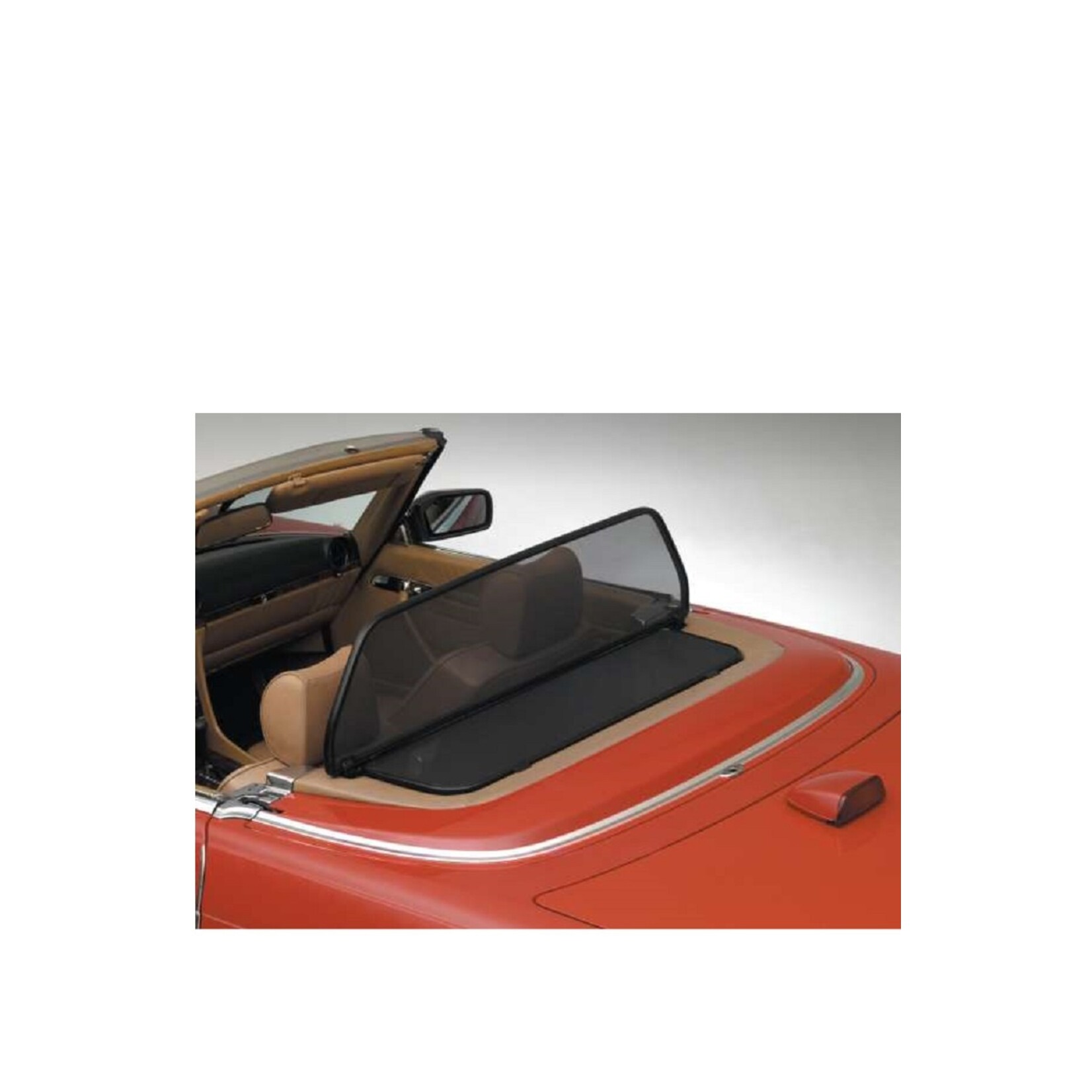 Mercedes Benz SL R107 cabrio windscherm