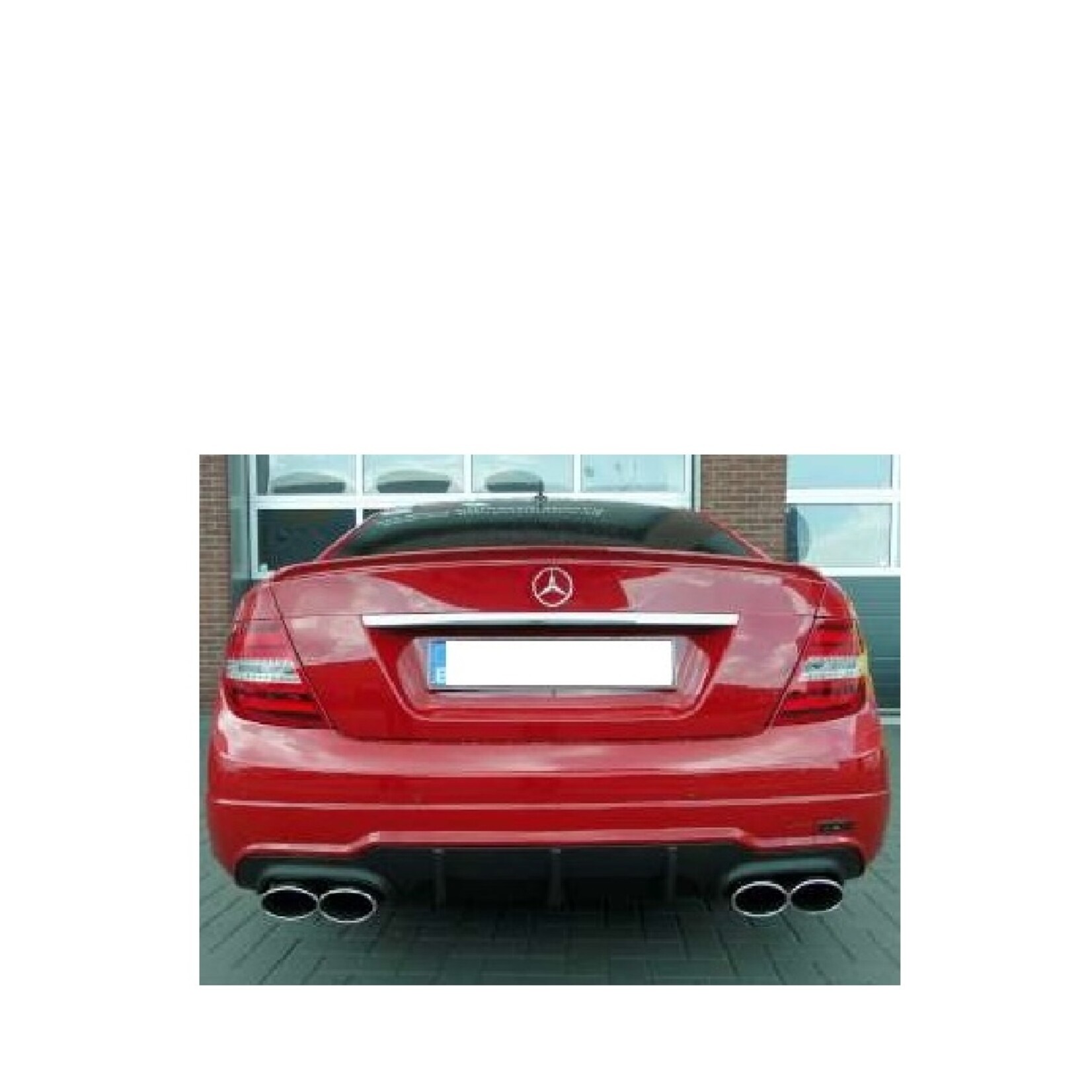 Spoilerlip, achterklepspoiler Mercedes Benz C Klasse W204