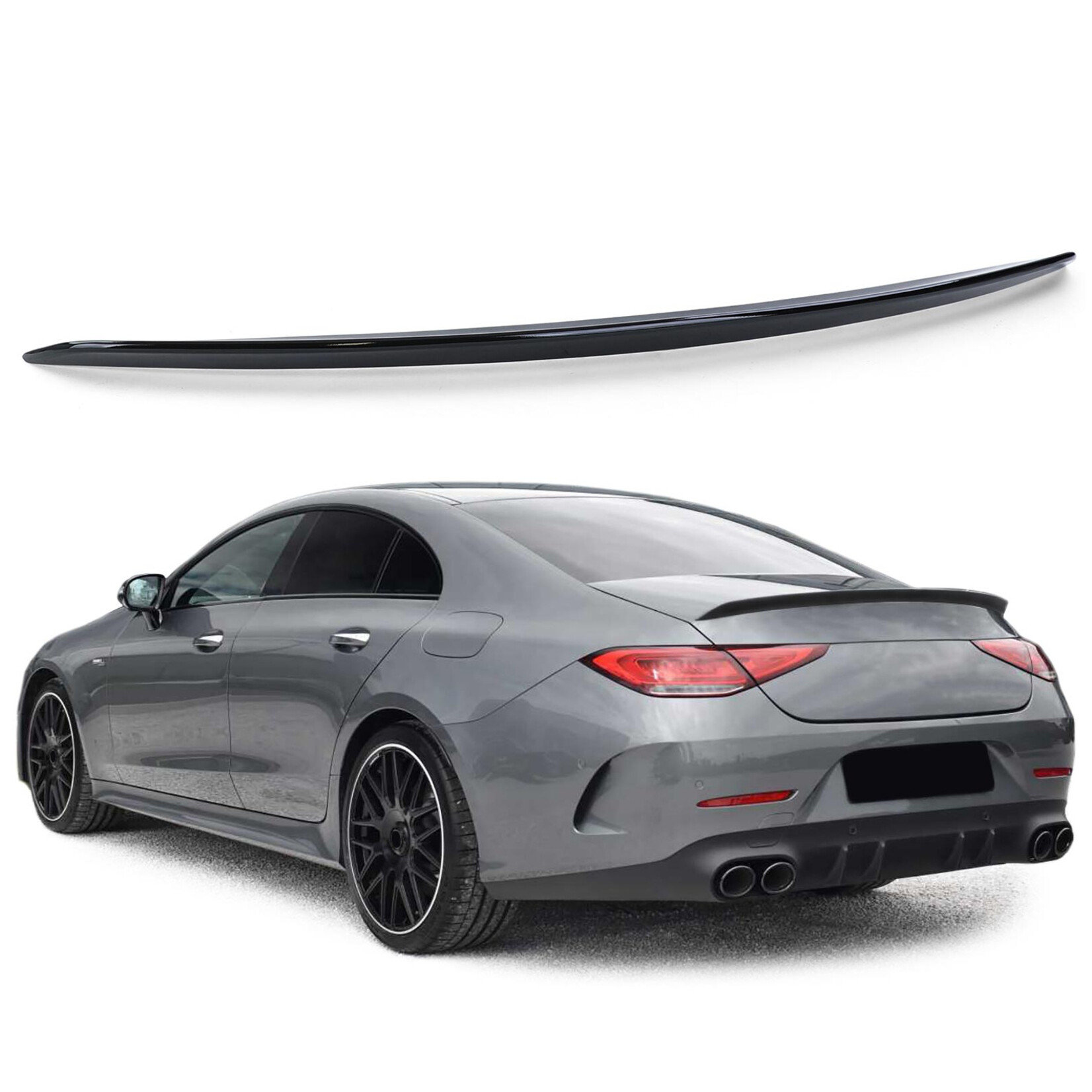 Spoiler kofferbakspoiler hoogglans zwart Mercedes Benz CLS Klasse C257