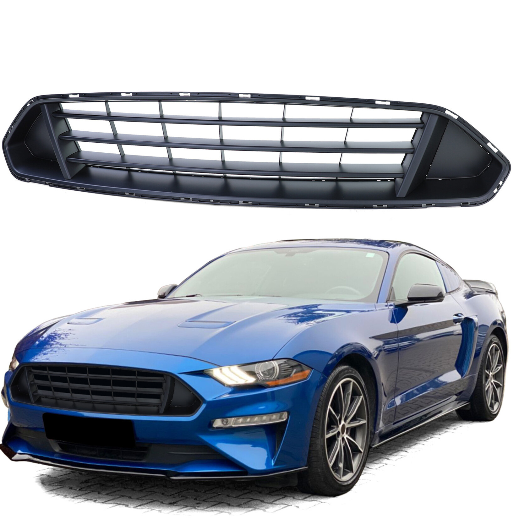 Grille zonder embleem voor Ford Mustang