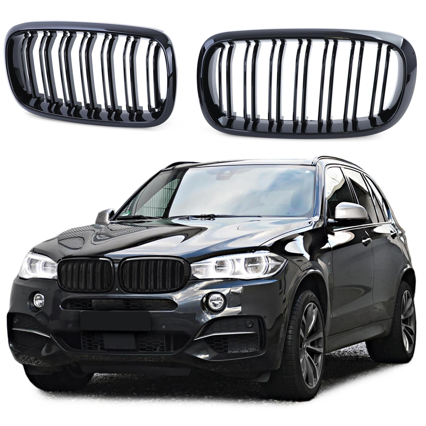 BMW X5 F15 grille sportgrille hoogglans zwart