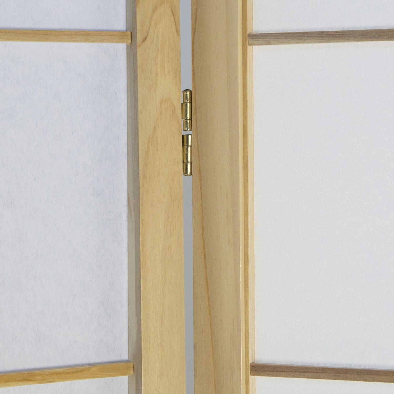 Kamerscherm roomdivider hout 5 delig inklapbaar Nature