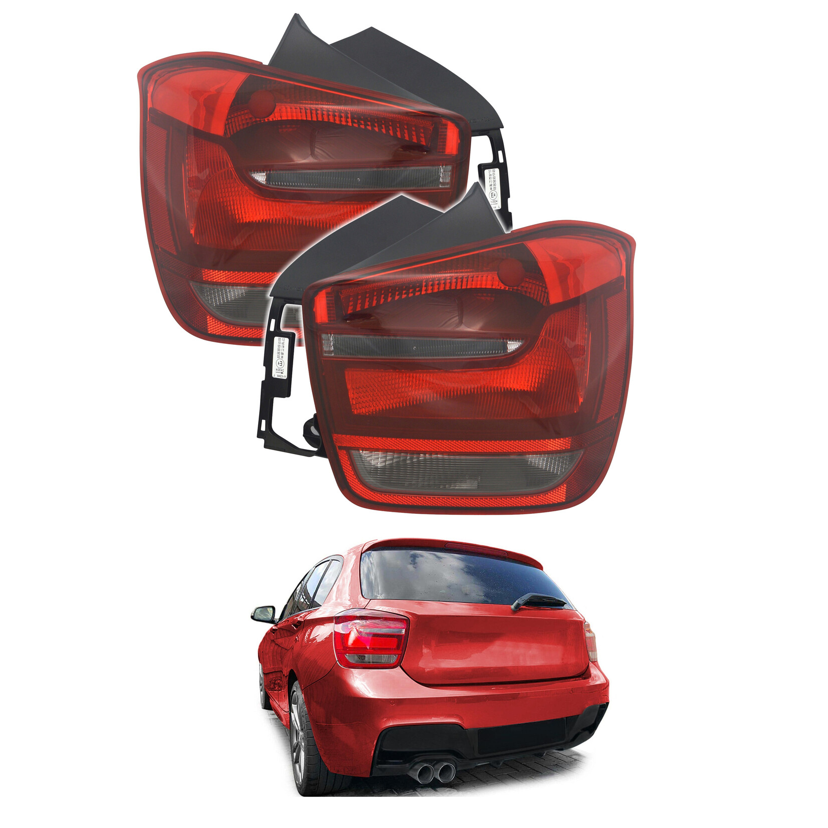 Achterlichten rood smoke voor BMW 1 serie F20-F21