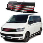 Grille rood zwart voor VW T6