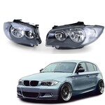 Koplampen set zwart voor BMW 1 Serie E87