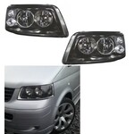 Volkswagen T5 koplampen set zwart