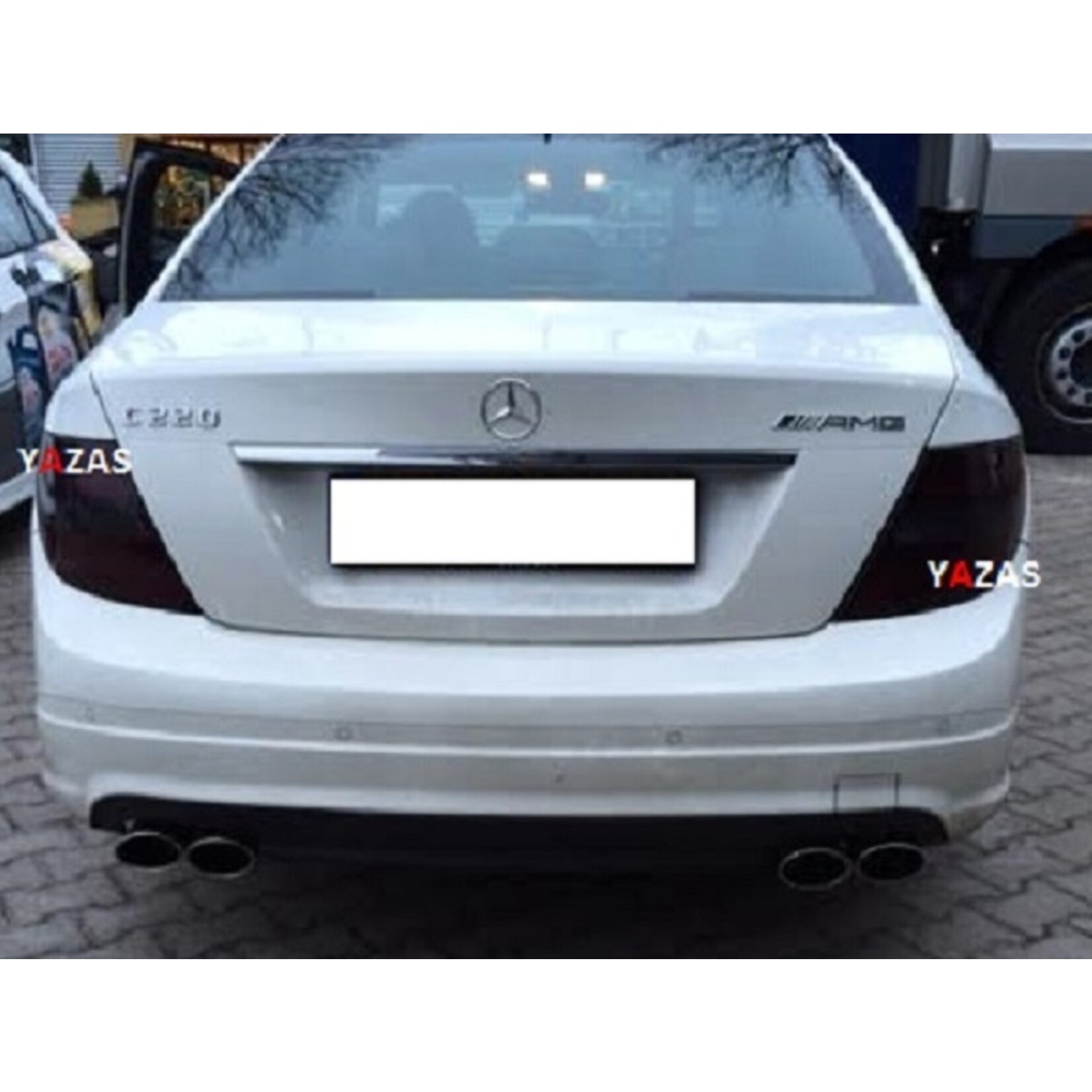 Mercedes Benz C Klasse W204 LED achterlichten smoke