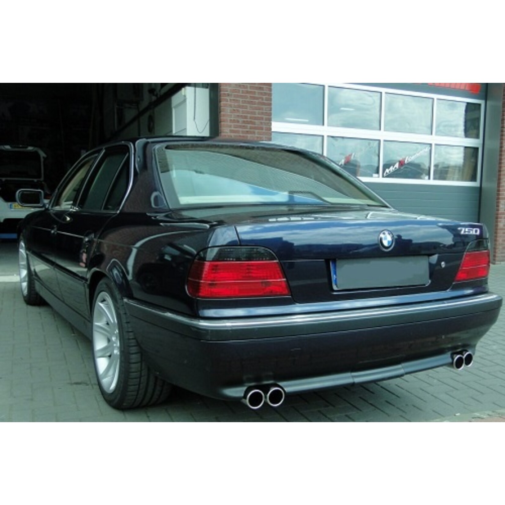 Achterlichten set rood smoke voor BMW 7 serie E38