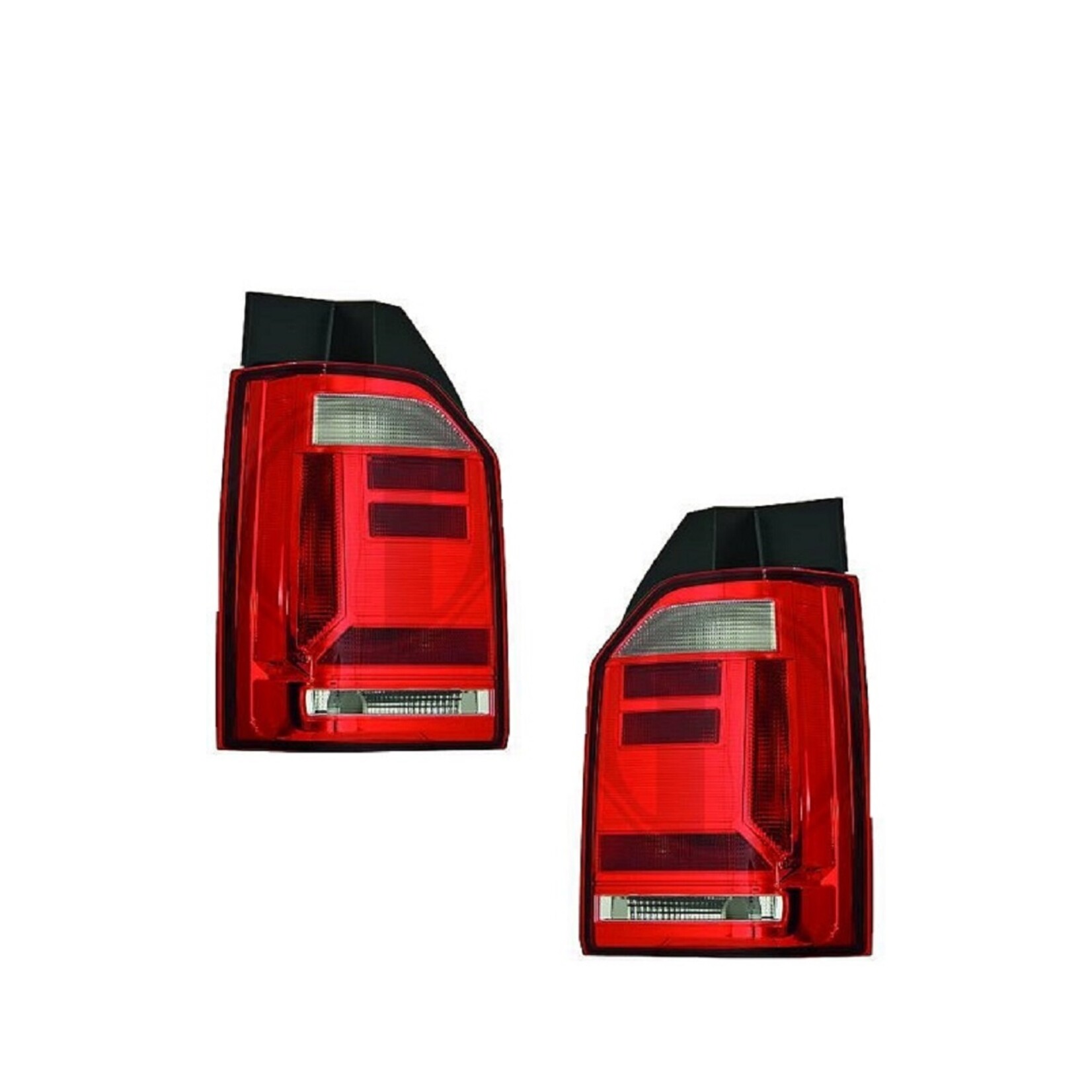 Achterlichten voor VW T6 Transporter rood wit