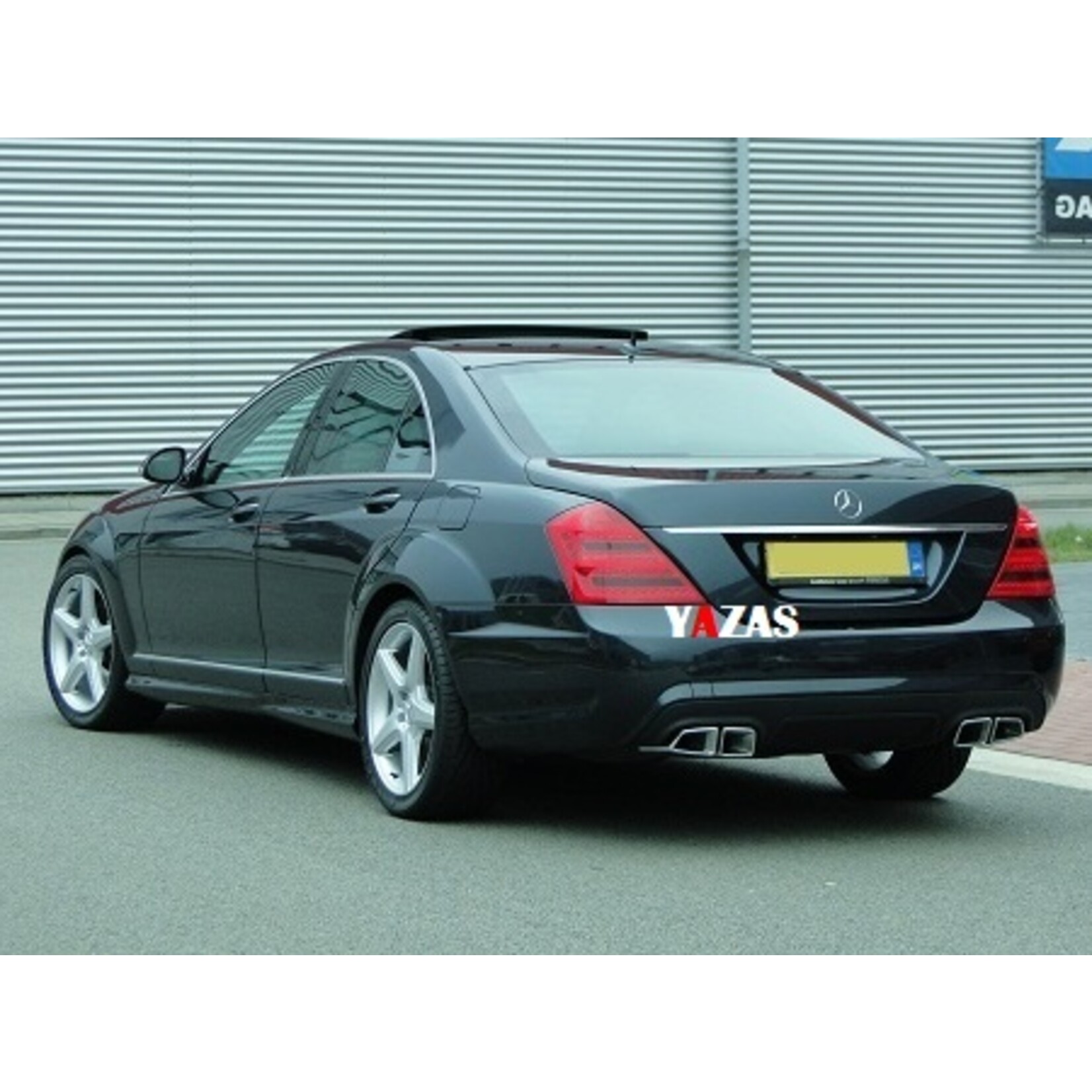 Mercedes Benz S Klasse W221 LED achterlichten rood smoke