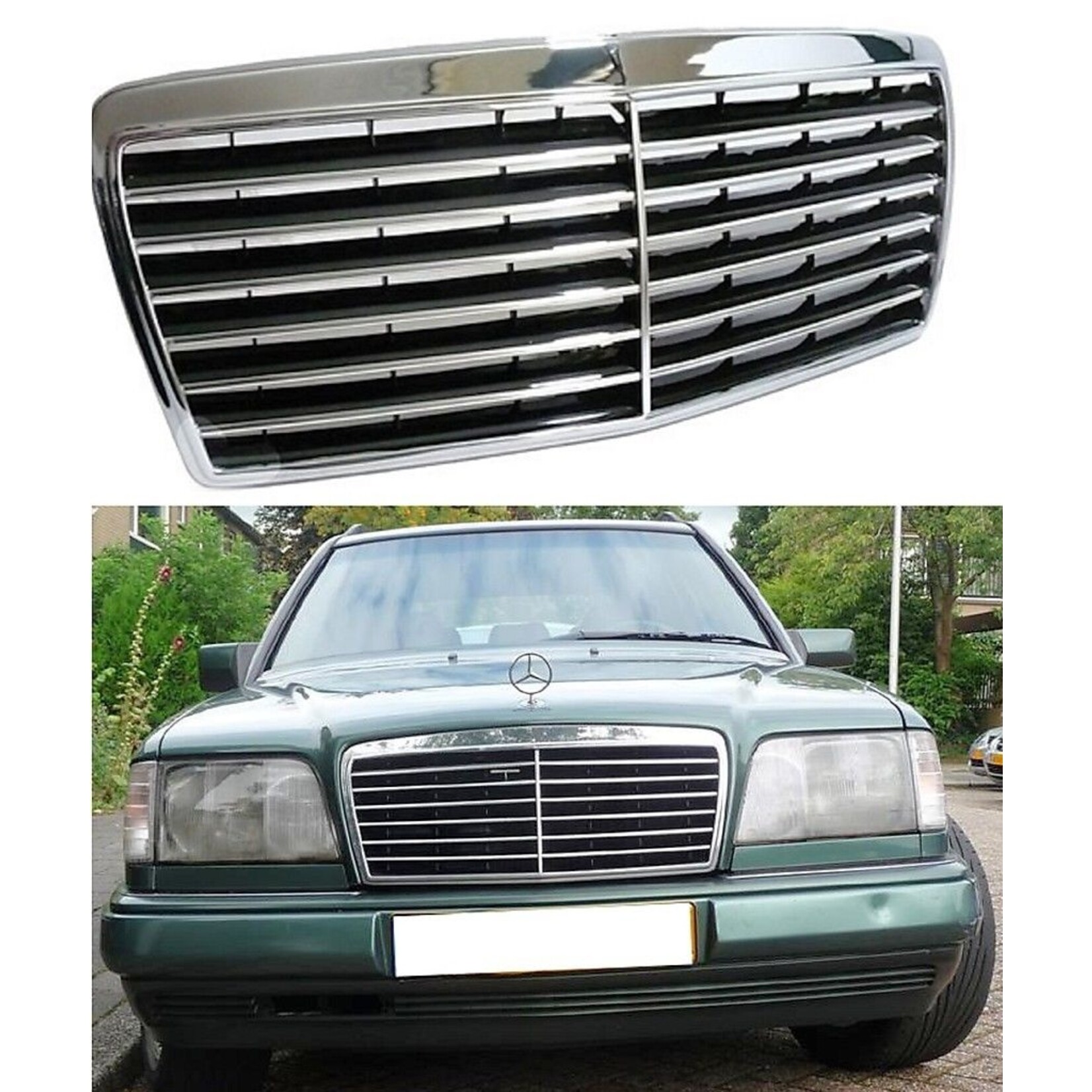 Grille Avantgarde look voor Mercedes Benz E Klasse W124