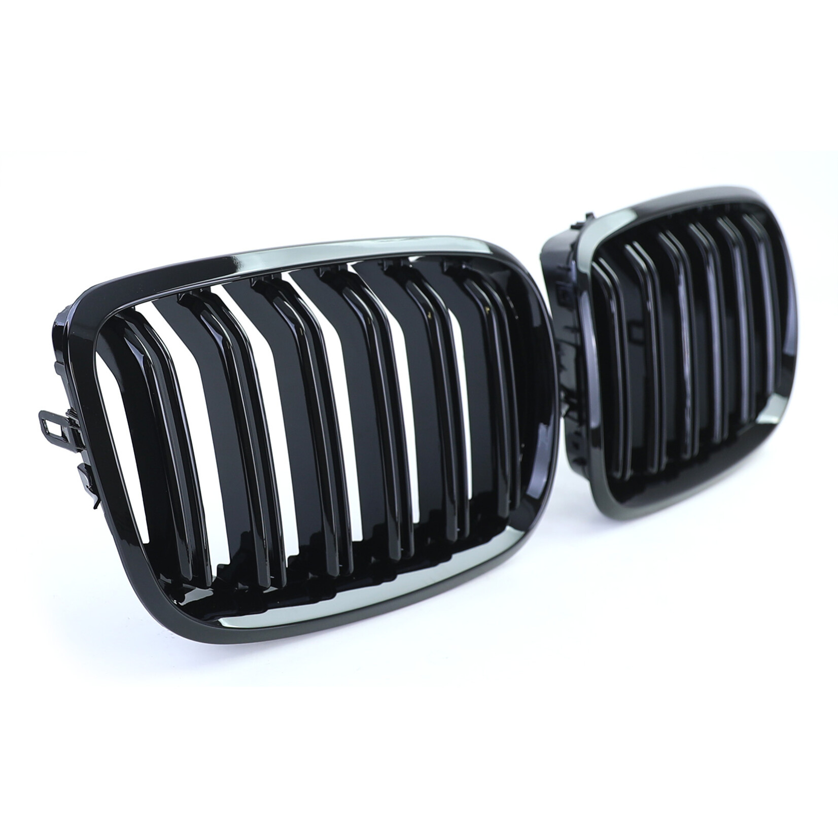 BMW X5 E70, X6 E71  grille hoogglans zwart