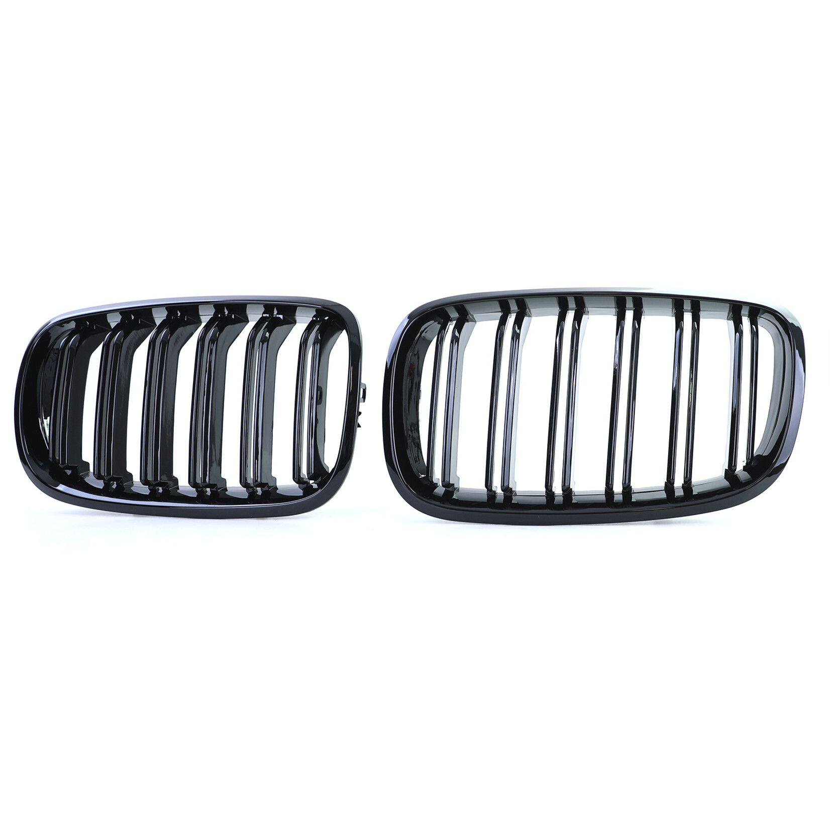 BMW X5 E70, X6 E71  grille hoogglans zwart