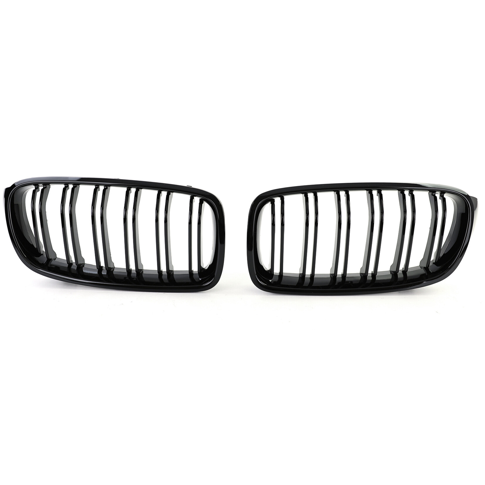 BMW 3 serie F30 F31 grille hoogglans zwart dubbele spijl