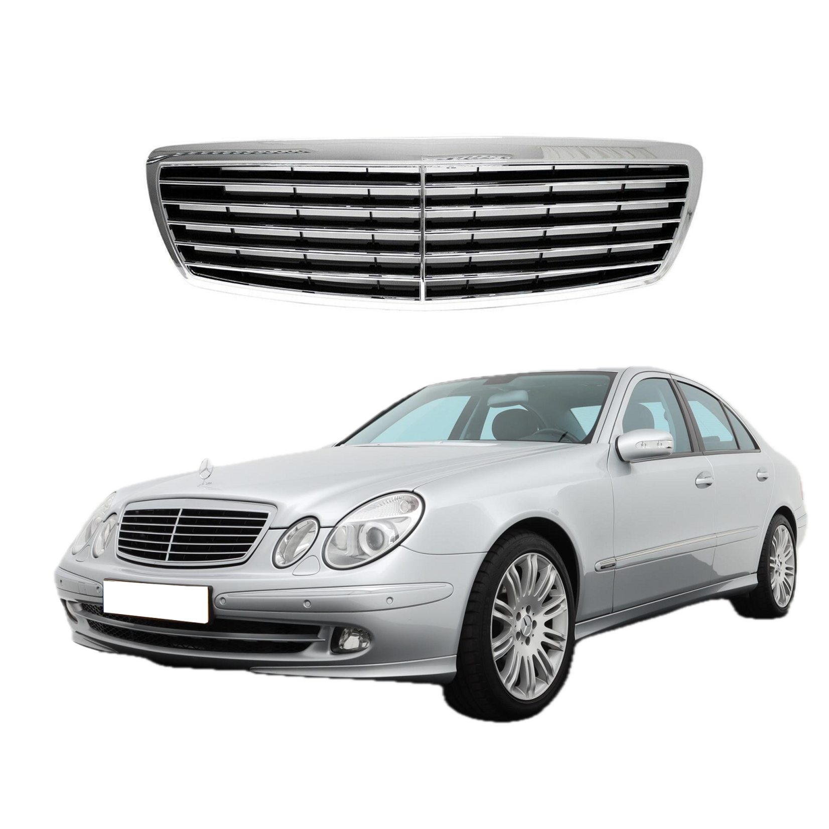 Avantgarde grille voor Mercedes Benz E Klasse W211