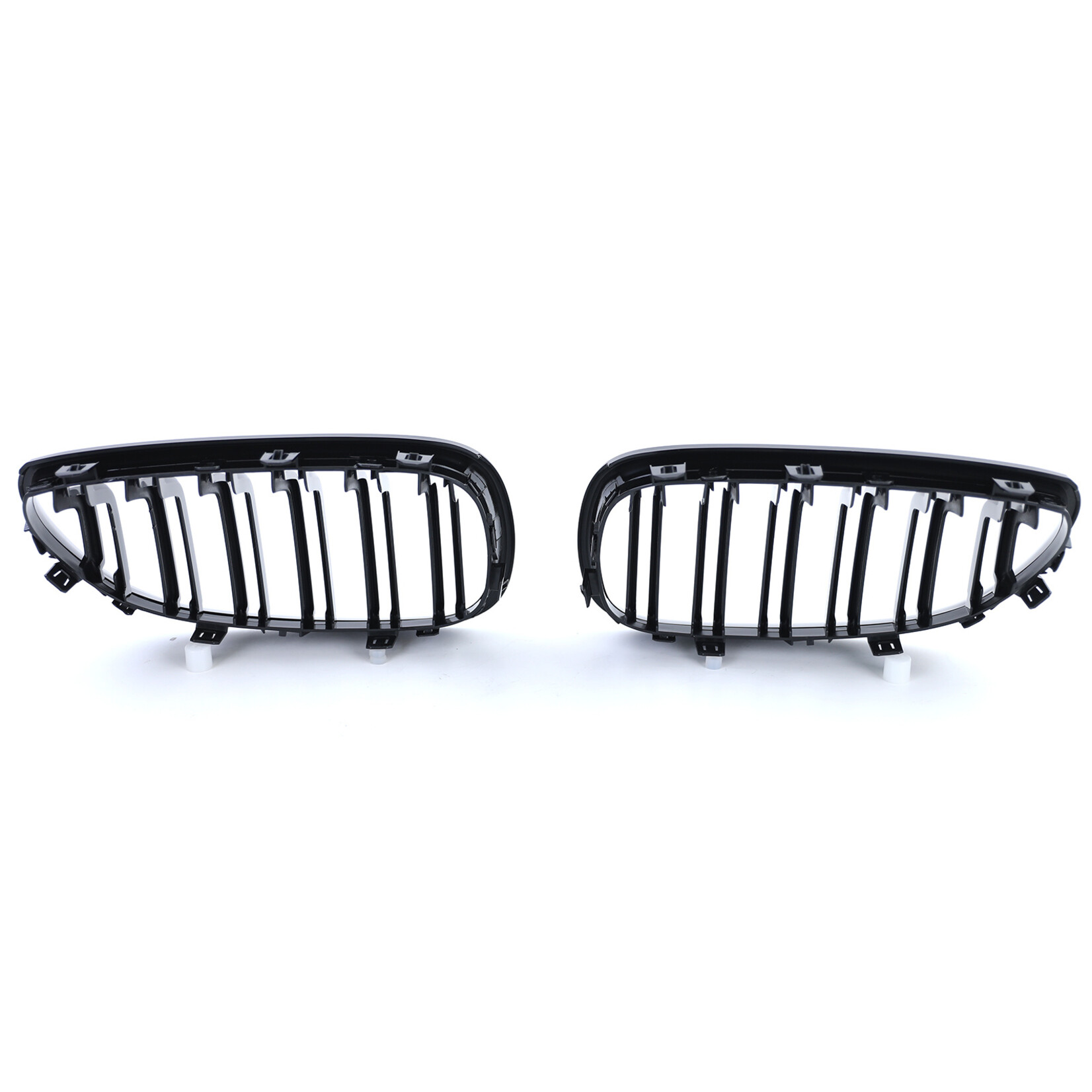 BMW 5 serie E60 E61 grille hoogglans zwart dubbele spijl