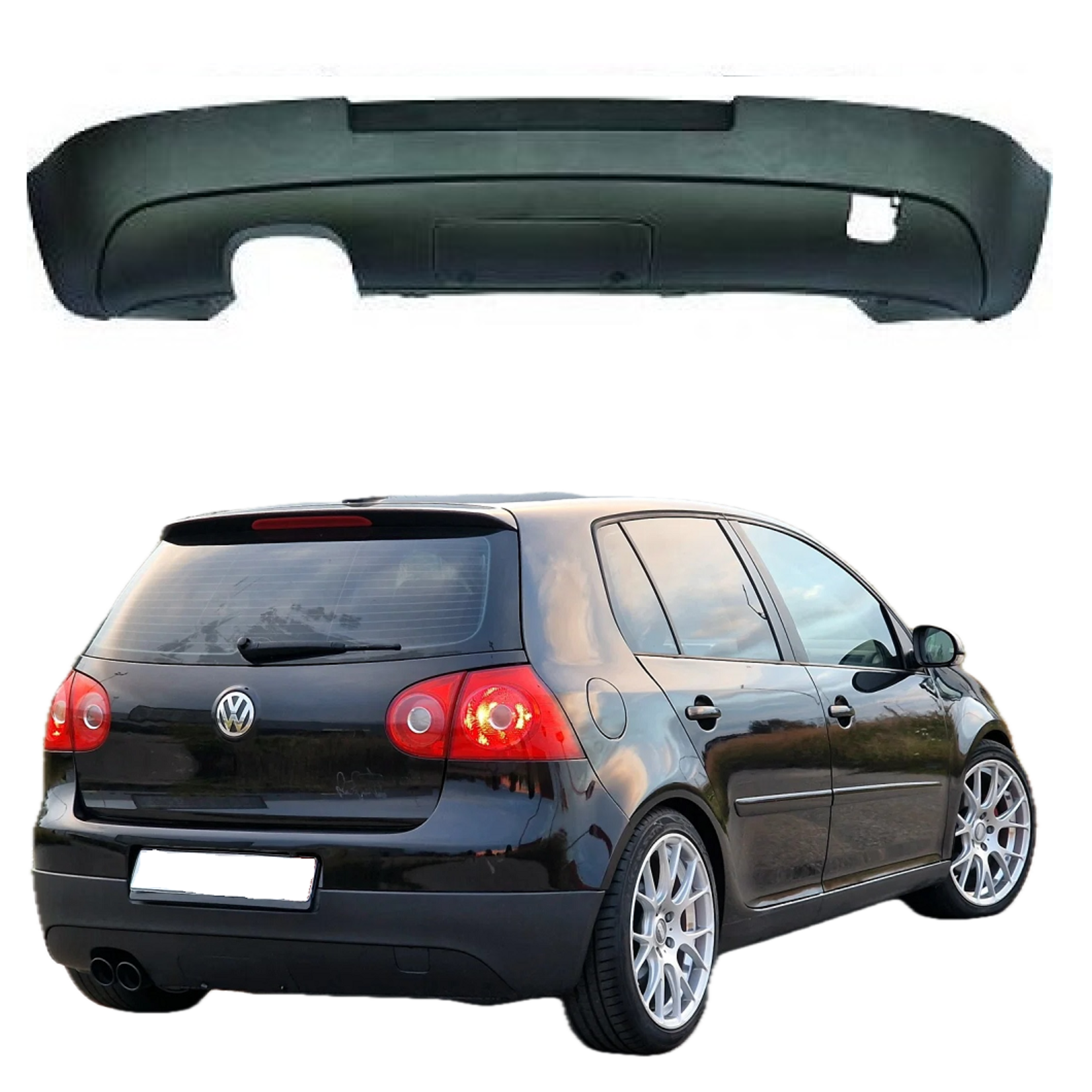 GTI Look diffusor voor VW Golf V