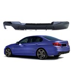 Diffusor hoogglans zwart in Performance look voor BMW 5 serie F10 F11