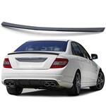 Mercedes Benz C Klasse W204 achterklepspoiler, spoiler hoogglans zwart