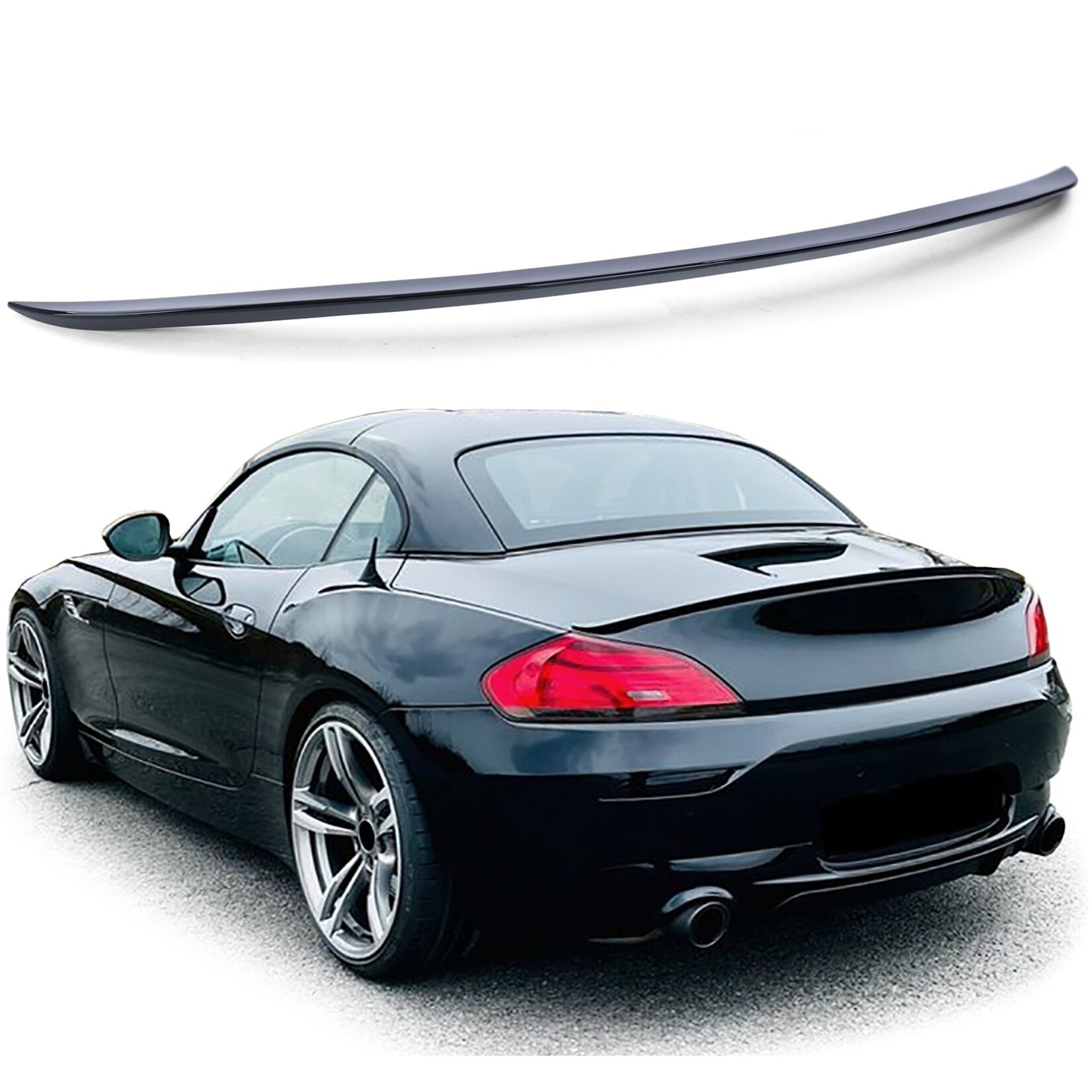 BMW Z4 E89 achterklepspoiler, spoiler hoogglans zwart