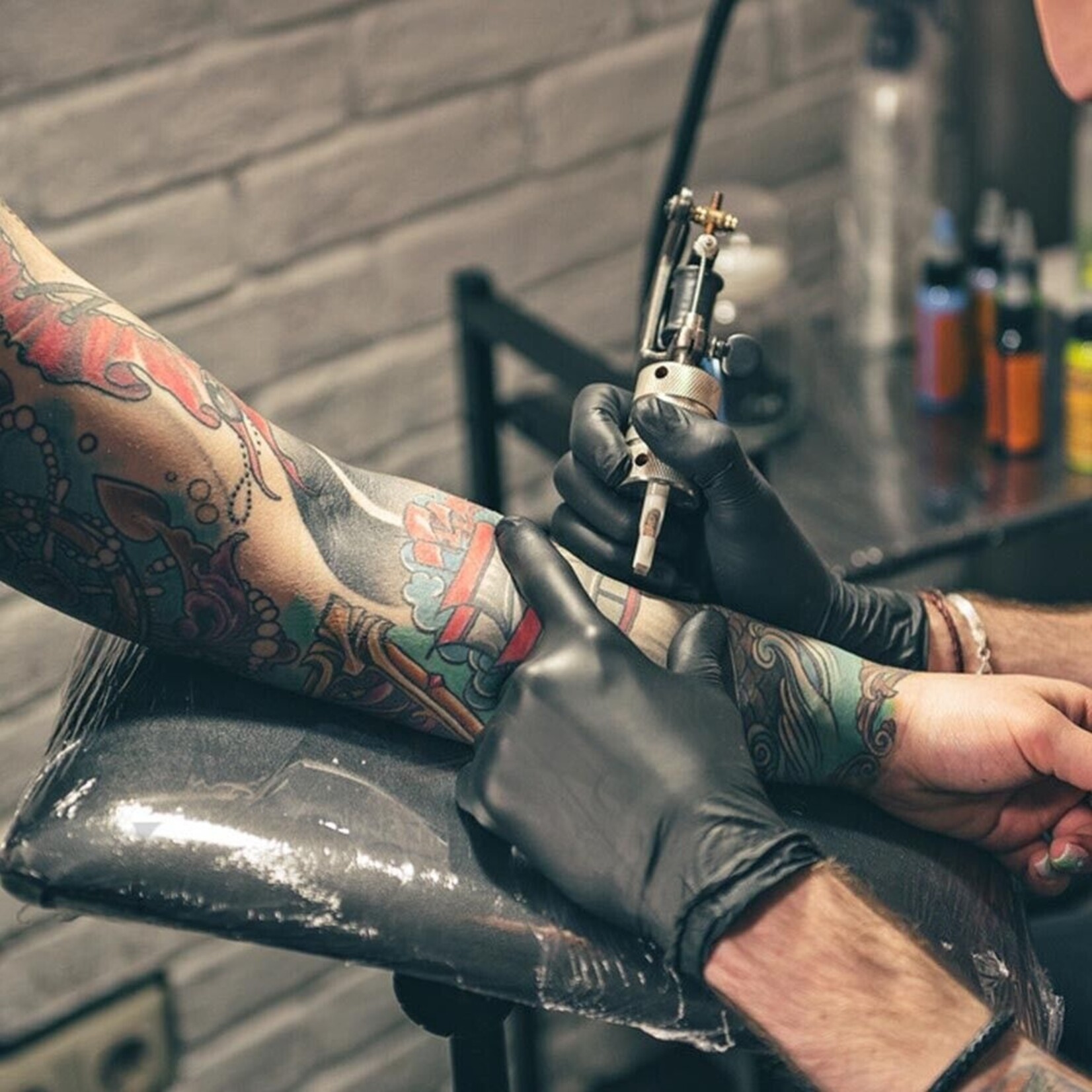 Tattoo armleuning met verstelbare hoogte en kantelbare armsteun