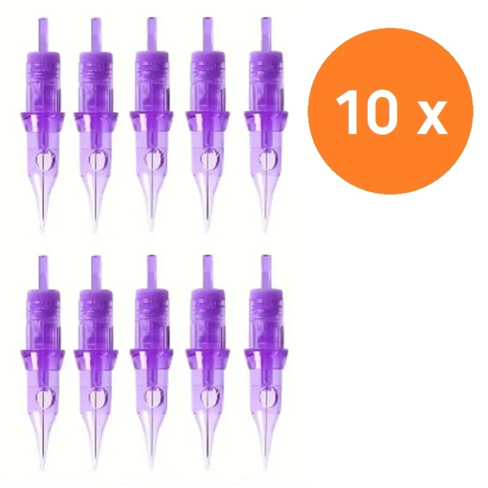 10x 3RL Tattoo Naalden Cartridges