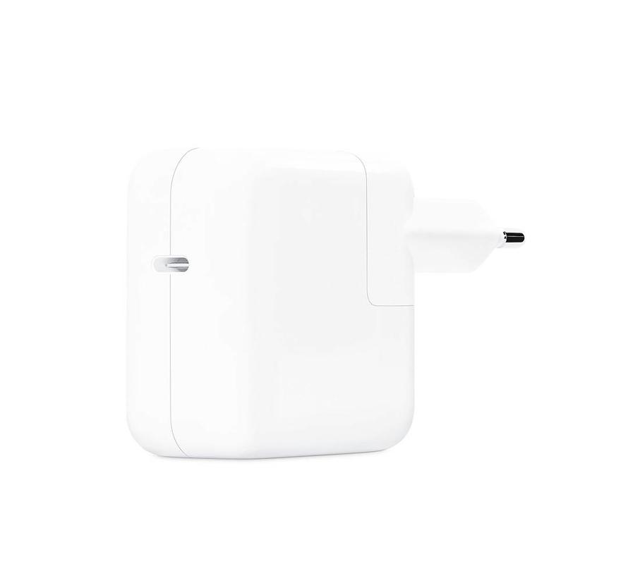 USB-C oplader / adapter geschikt voor Macbook 30W van kabelmaatje