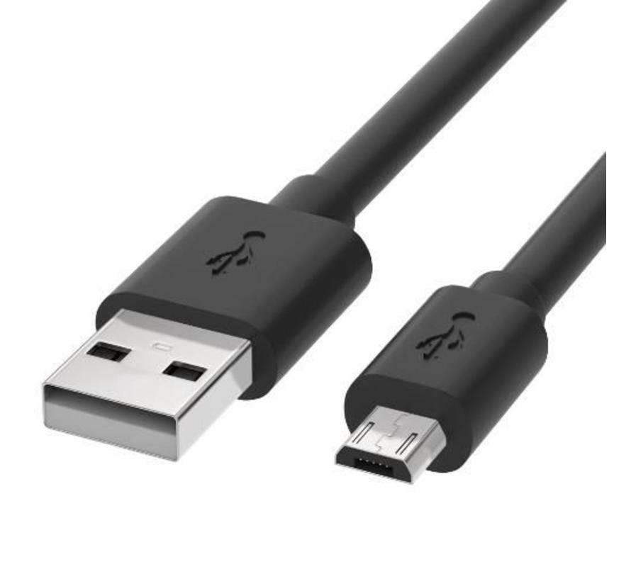 Originele USB oplader 5V + micro-USB kabel Zwart