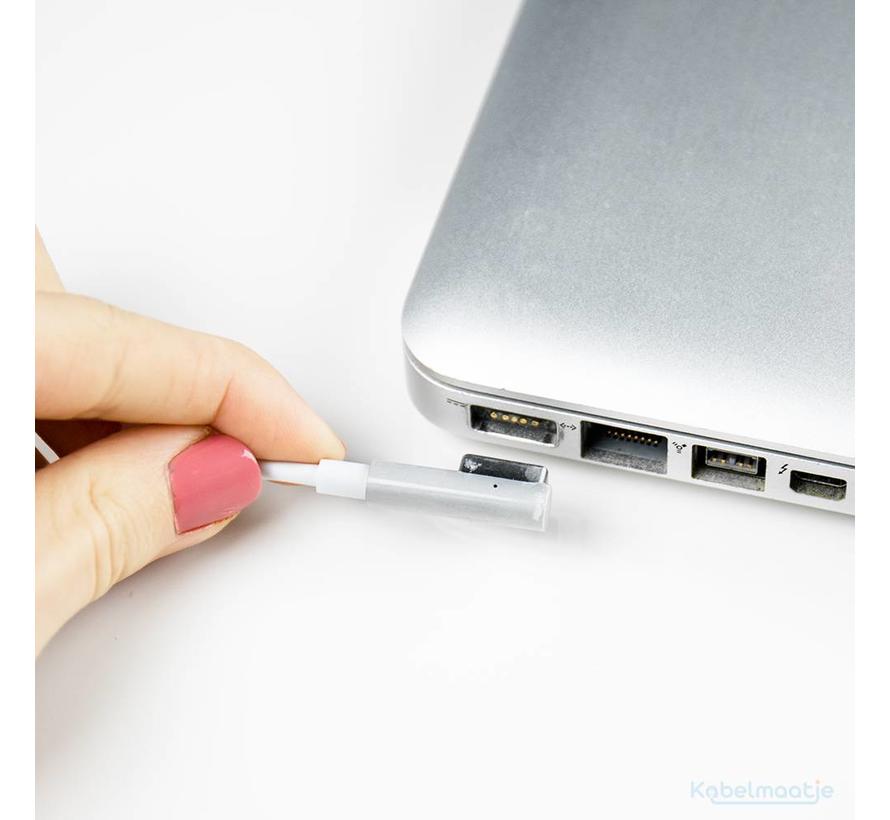 Oplader geschikt voor MacBook Pro 60W - Type 1 van Kabelmaatje