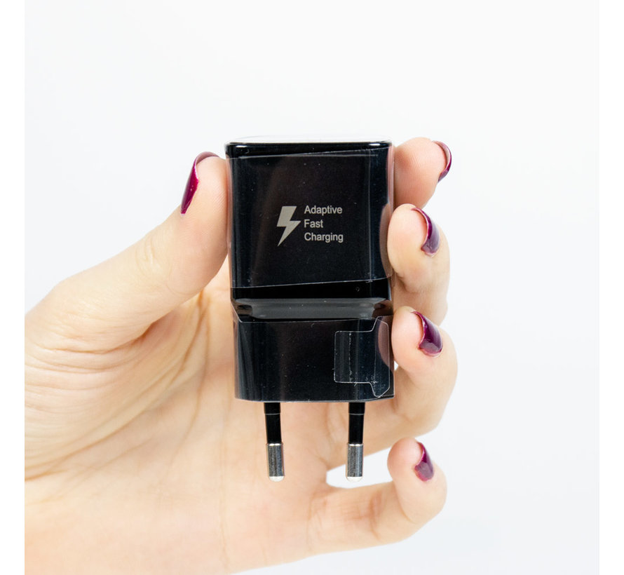 Originele USB Snellader 9V Zwart