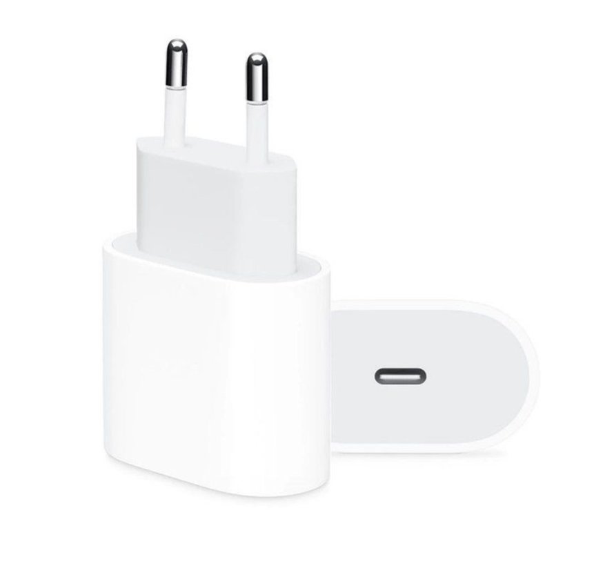 iPhone USB-C Fast Charger 20 Watt + USB-C naar Lightning kabel 1 meter