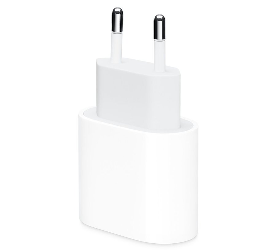 Originele iPhone USB-C Fast Charger 20 Watt + USB-C naar Lightning kabel 1 meter