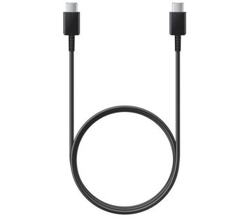 Bulkverpakking - voor Samsung Samsung USB-C naar USB-C Kabel Zwart - 1M