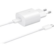 Bulkverpakking - voor Samsung Samsung 25W Power Delivery oplader + kabel - USB-C snellader - Wit