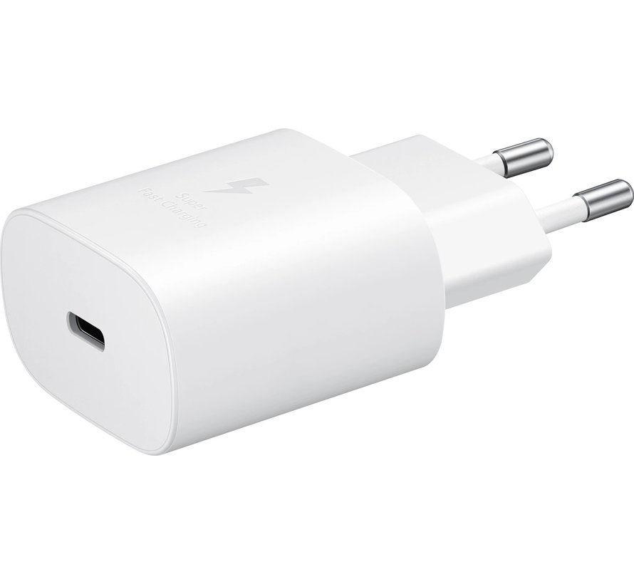 Samsung 25W Power Delivery oplader + kabel - USB-C snellader - Wit