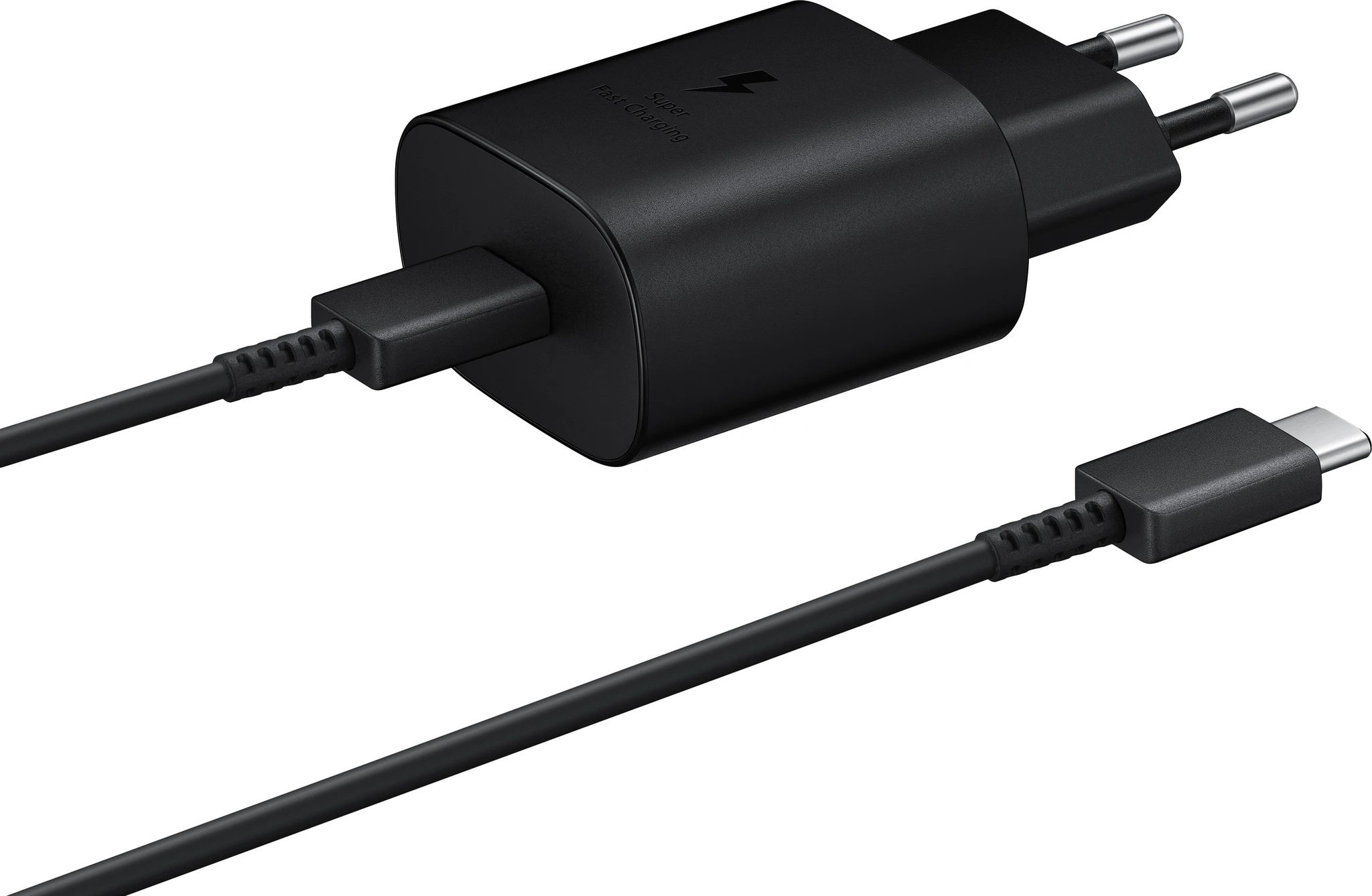 25W Delivery oplader + kabel - USB-C - Zwart