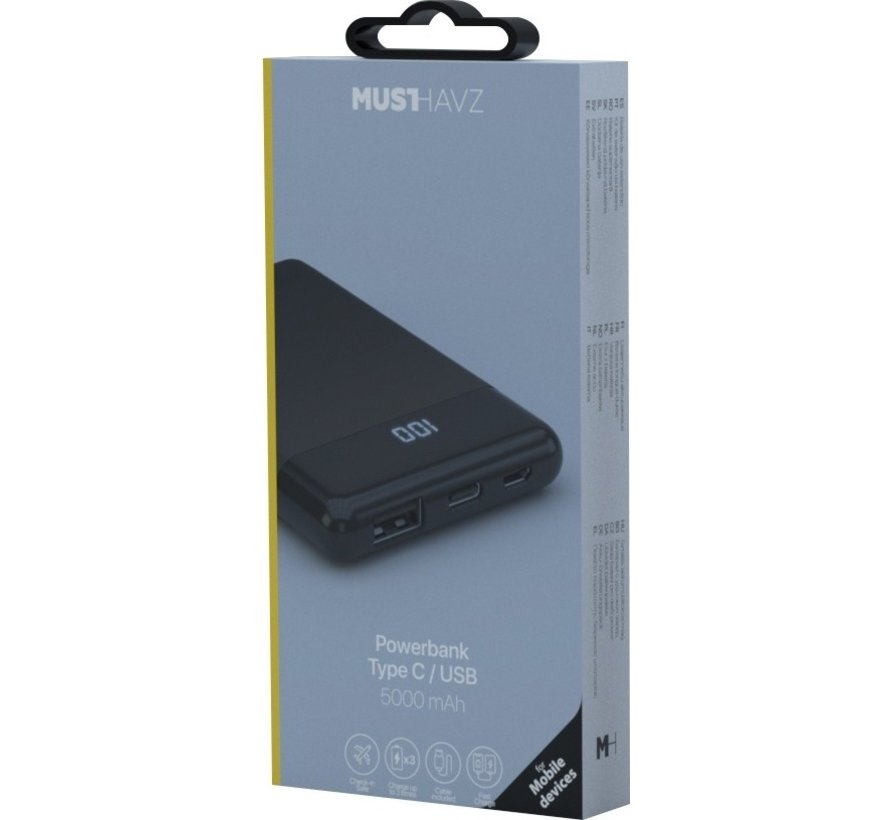 Powerbank Musthavz USBC  5000 mAh