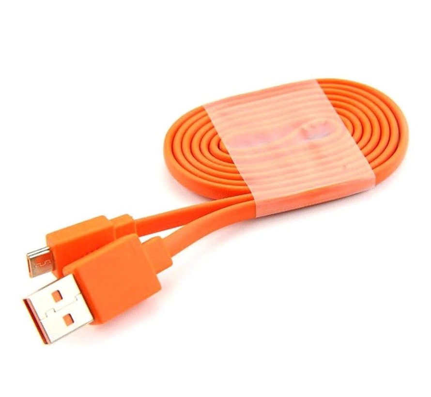 Gemarkeerd varkensvlees Gelijkenis USB-kabel 1 m oranje geschikt voor: Flip 2/3/4, Charge 2/3, Pulse 3