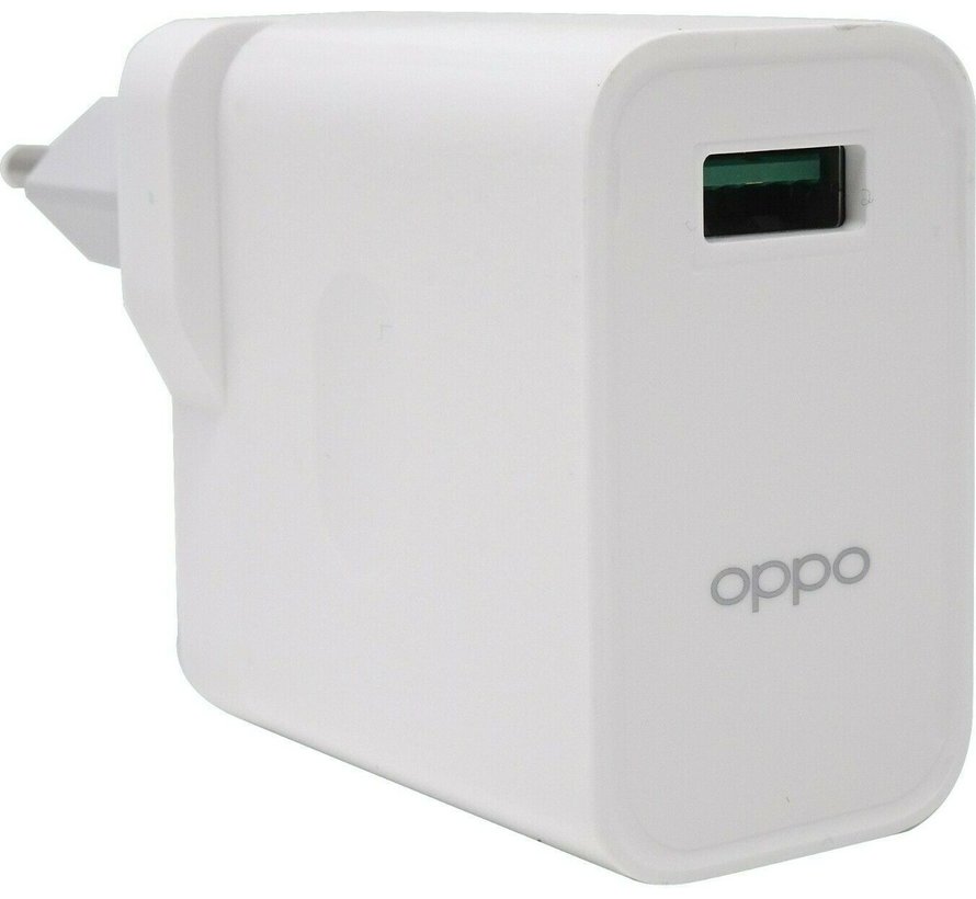 Originele OPPO - Vooc adapter 30 W + USB-C kabel Wit