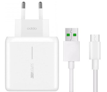 Oppo SupperVooc charger 65W VCA7GACH  + USB-C kabel Wit