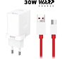 OnePlus Warp Charger 30W Power Adapter + USB-C kabel 1m