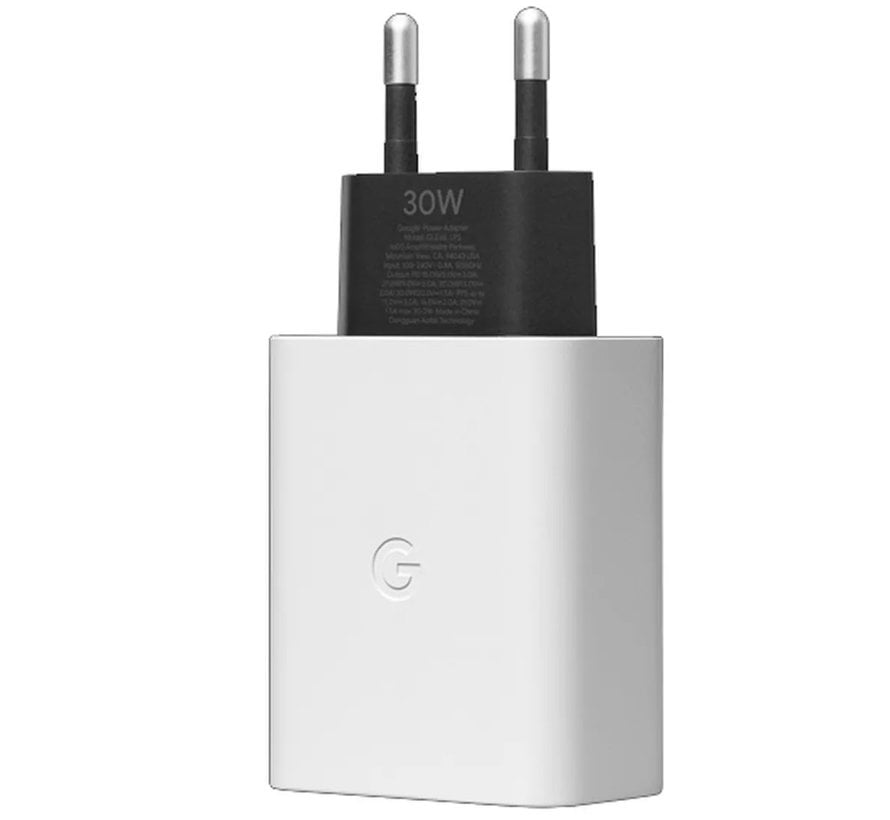 Google USB-C Snellader 30W + USB-C Kabel Wit