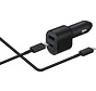 Originele Samsung Auto Snellader 40W Fast Charge USB/USB-C Zwart