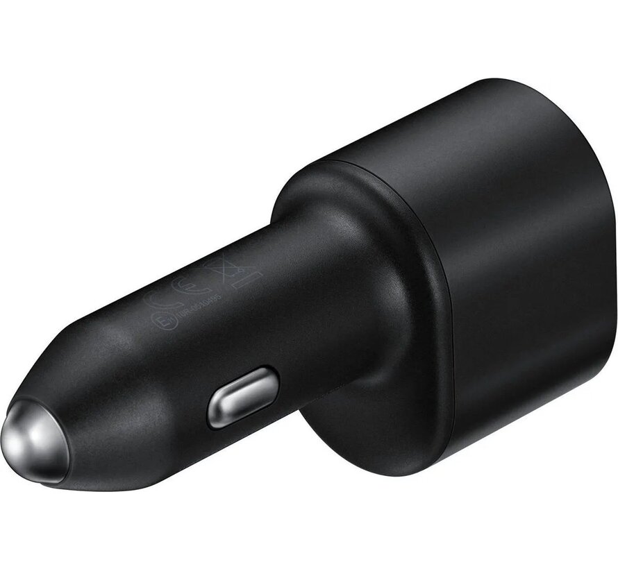 Samsung autolader 2 poort Snellader -  45W - Zwart